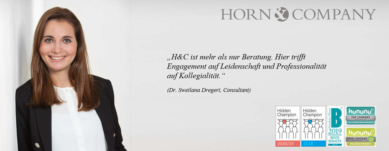 (Senior) Consultant (m/w/d) Industrie & Handel (Senior) Consultant (m/w/d) Industrie & Handel - Job - Karrieremöglichkeiten bei Horn & Company