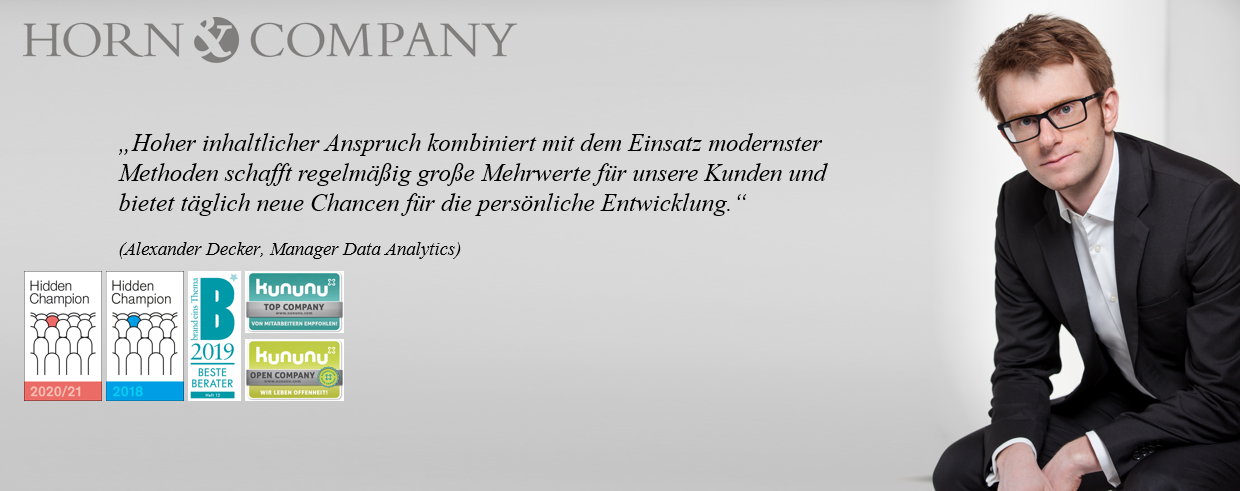 Senior Consultant / Manager (m/w/d) Industrie & Handel Senior Consultant / Manager (m/w/d) Industrie & Handel - Job - Karrieremöglichkeiten bei Horn & Company