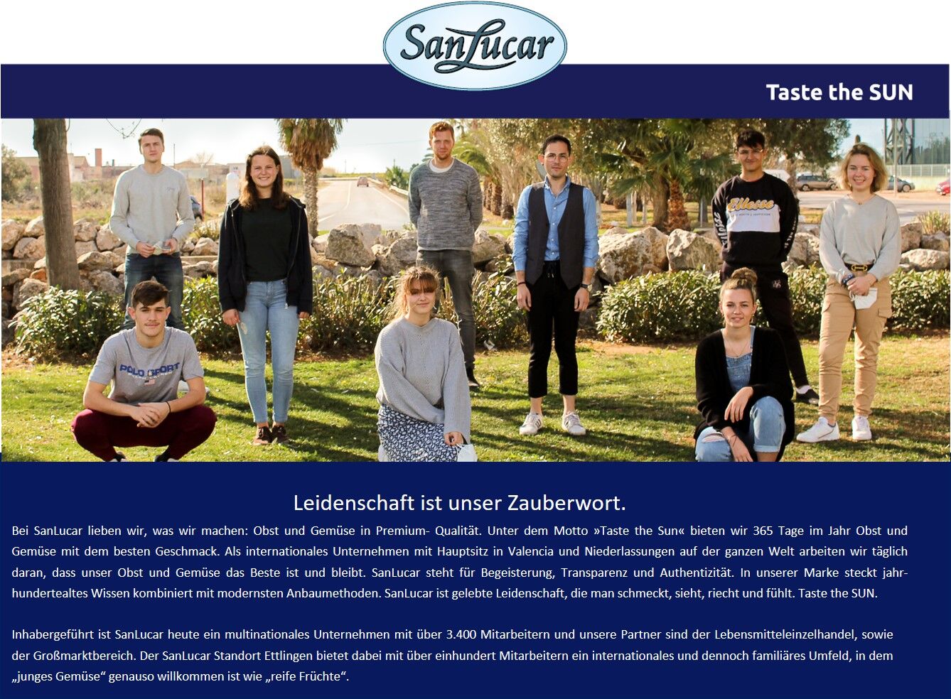 Logistik- Disponent (m/w/d) Logistik- Disponent (m/w/d) - Job Ettlingen - Deine Chance bei SanLucar - Bewerbungsformular