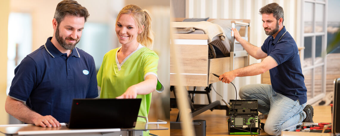 Servicetechniker (m/w/d) für den Pflege- und Klinikmarkt in der Region Ingolstadt Servicetechniker (m/w/d) für den Pflege- und Klinikmarkt in der Region Ingolstadt - Job Bayern, Remote work - Karriereportal WiBU Gruppe