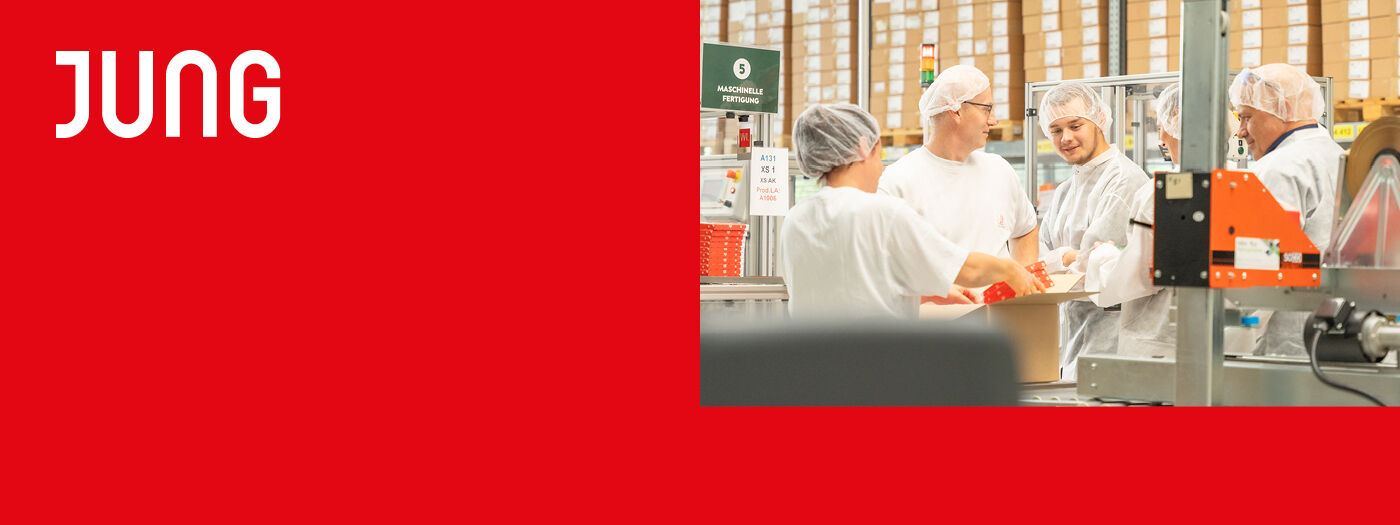 Produktionshelfer (m/w/d) Produktionshelfer (m/w/d) - Job Arnstadt - Karriere | JUNG since 1828