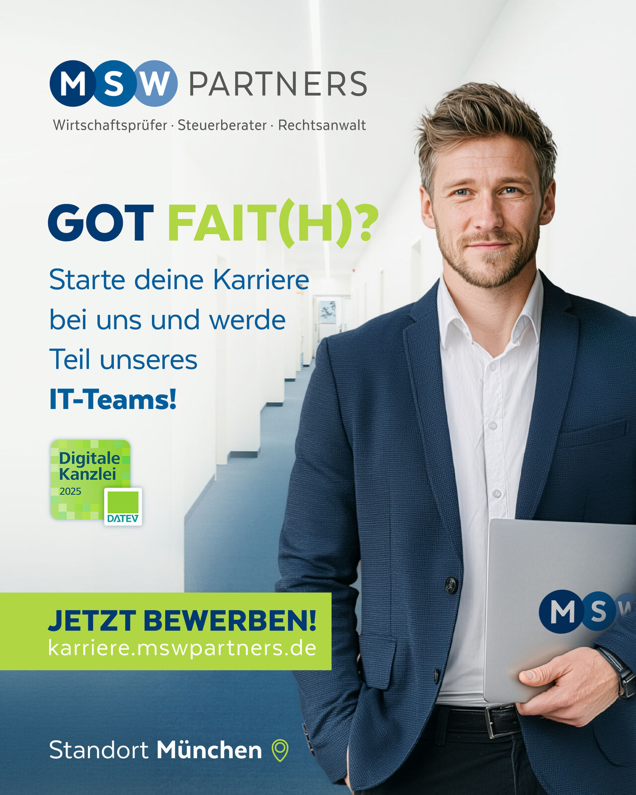 Fachassistent für Digitalisierung und IT-Prozesse (FAIT) - Job München, Home office - MSW PARTNERS Karriere