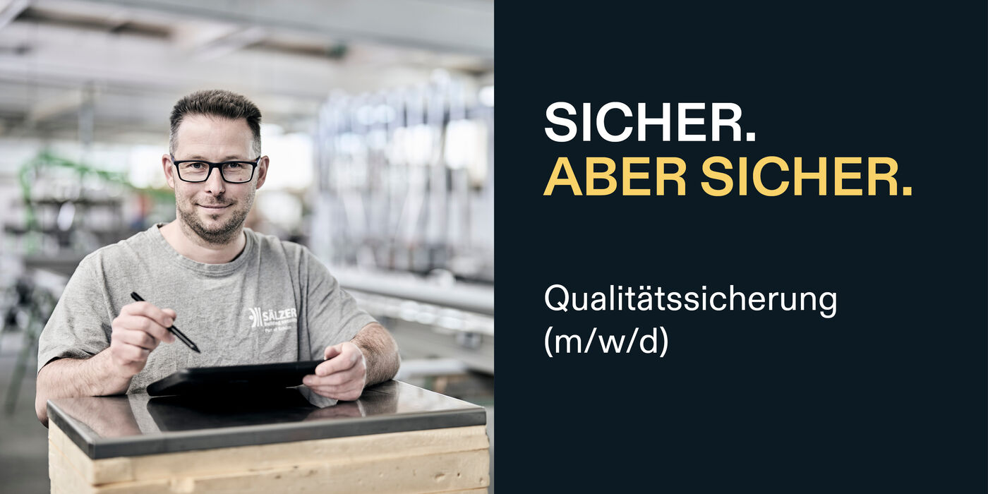 Qualitätssicherung (m/w/d) Qualitätssicherung (m/w/d) - Job Marburg, Homeoffice - Arbeiten bei Sälzer