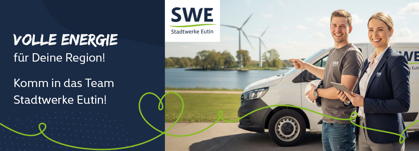 Sachbearbeitung Netzservice (m/w/d) mit Schwerpunkt Messstellenbetrieb - Job Eutin - Karriere bei den Stadtwerken Eutin!