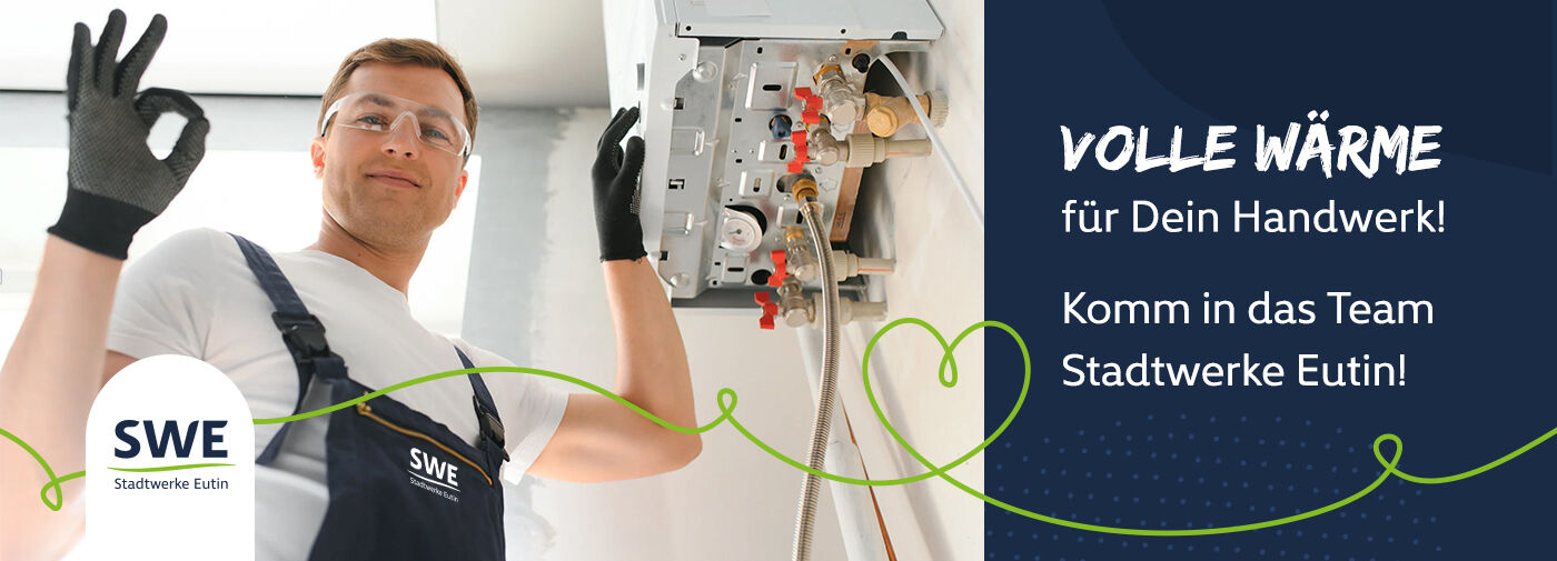 Anlagenmechaniker (m/w/d) - Job Eutin - Karriere bei den Stadtwerken Eutin!
