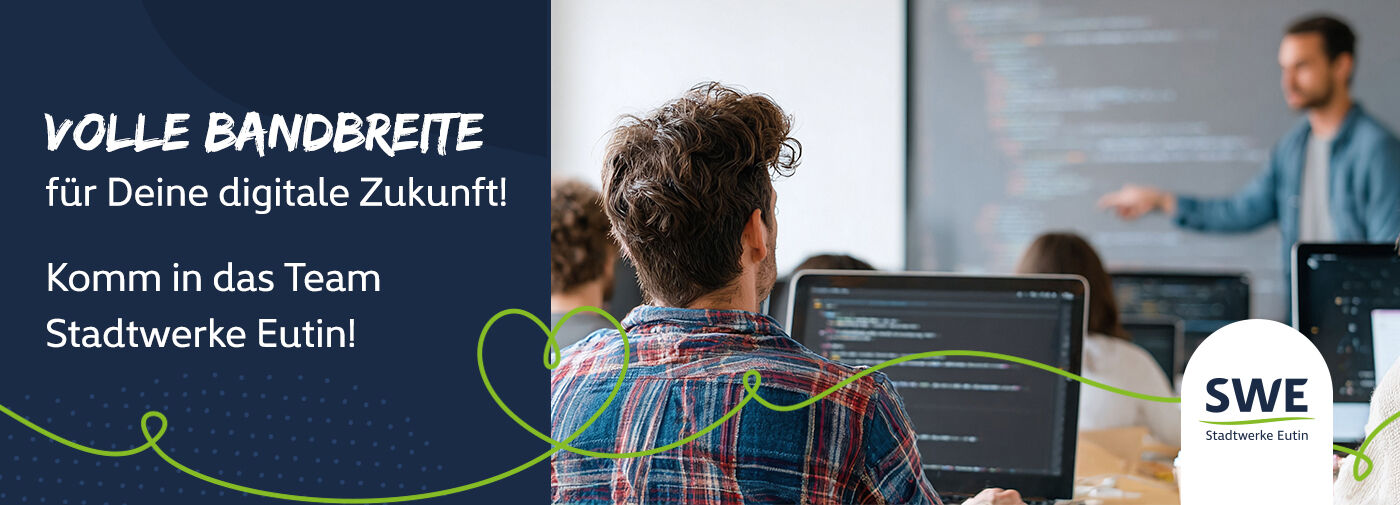 Ausbildung - Fachinformatiker (m/w/d) für Systemintegration - Job Eutin - Karriere bei den Stadtwerken Eutin!