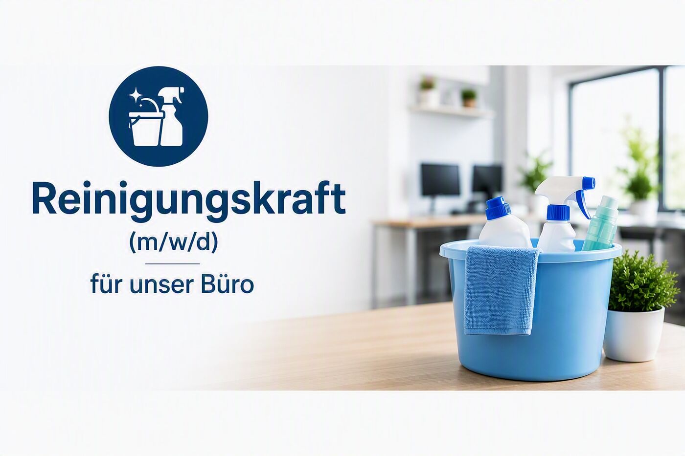 Reinigungskraft (m/w/d) als Mini-Job Basis für unser Büro gesucht - Job Limburg - primeLine GmbH - Stellenanzeigen