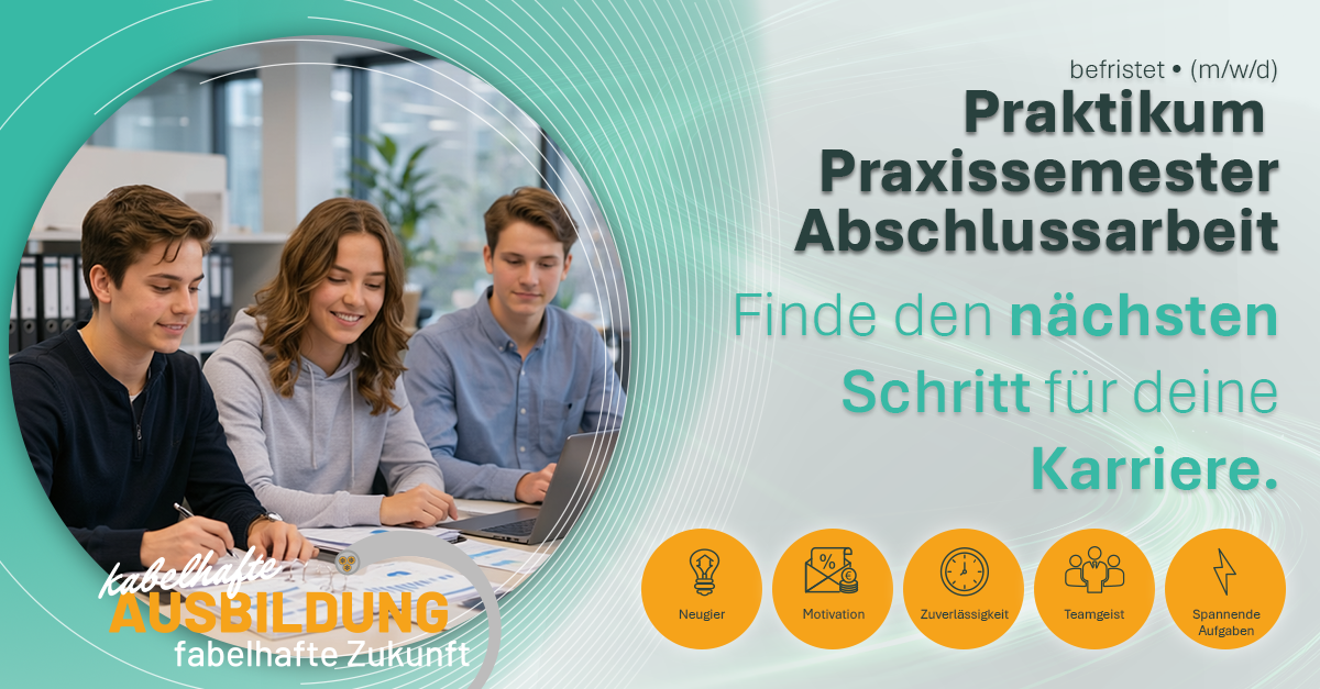 Praktikum im Unternehmen  Schülerpraktikum, Praxissemester & Abschlussarbeit (m/w/d) - Job Homeoffice - Karriere