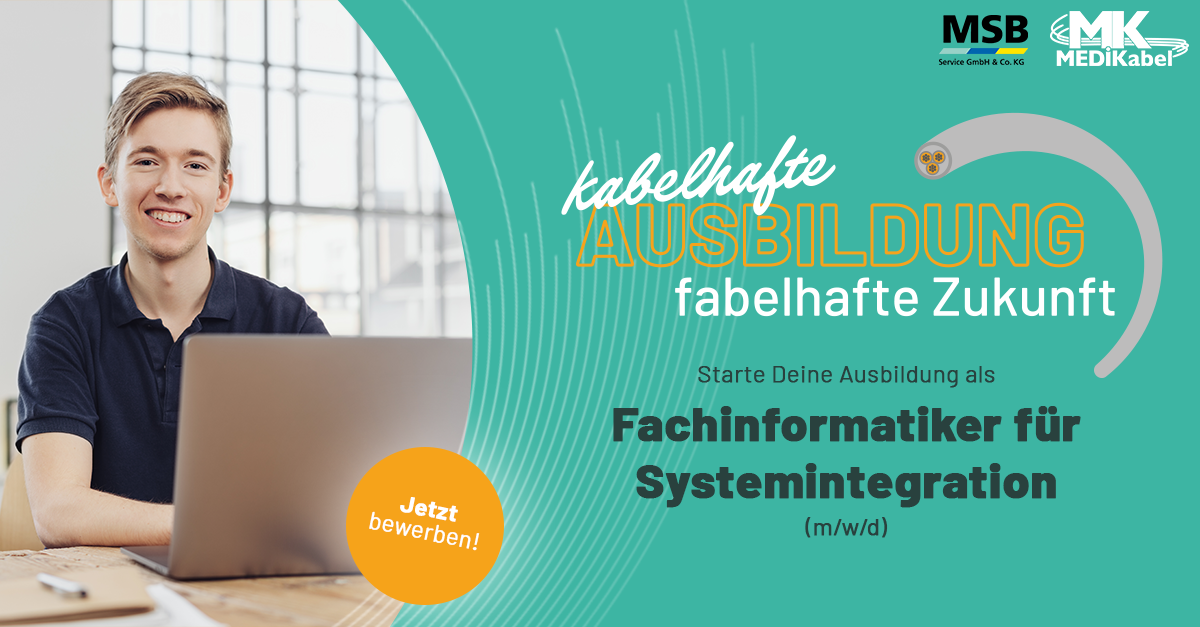 Ausbildung Fachinformatiker für Systemintegration (m/w/d) Ausbildung Fachinformatiker für Systemintegration (m/w/d) - Job MSB Service GmbH & Co. KG, Daimlerstraße 47, 84478 Waldkraiburg - Karriere
