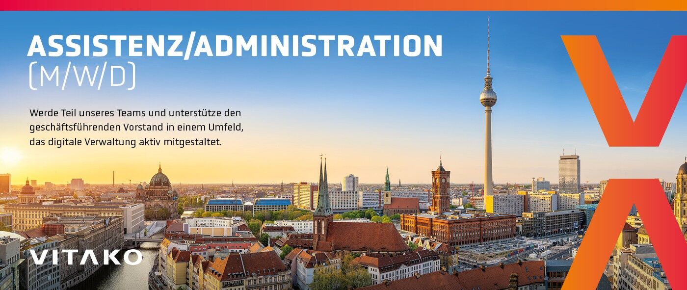 Assistenz der Geschäftsführung & Administration (m/w/d) - Job Mobiles Arbeiten - JOBS VITAKO - Bewerbungsformular