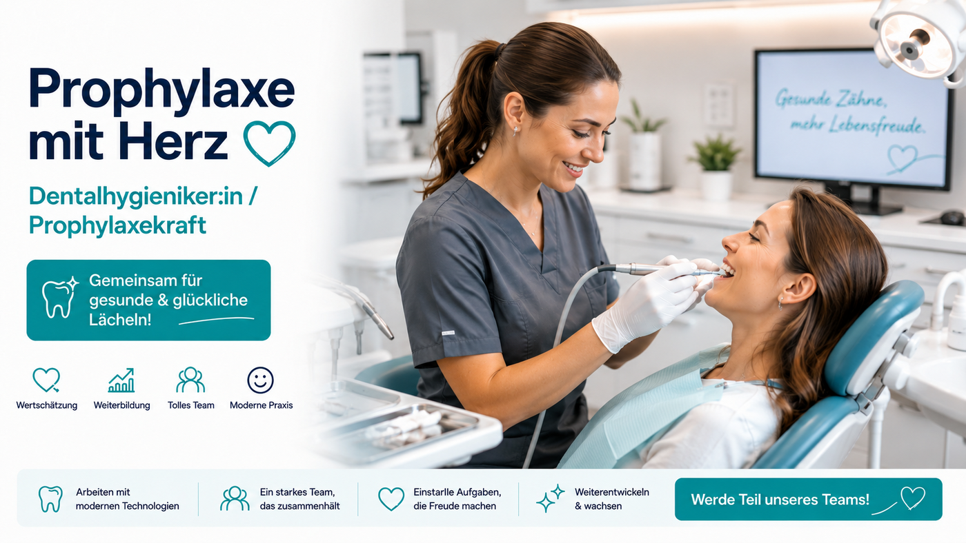 Dentalhygieniker:in (DH, m/w/d) in einer renommierten Zahnklinik | Vollzeit oder Teilzeit | Sigmaringen Dentalhygieniker:in (DH, m/w/d) in einer renommierten Zahnklinik | Vollzeit oder Teilzeit | Sigmaringen - Job Sigmaringen - Team Dental - Application form