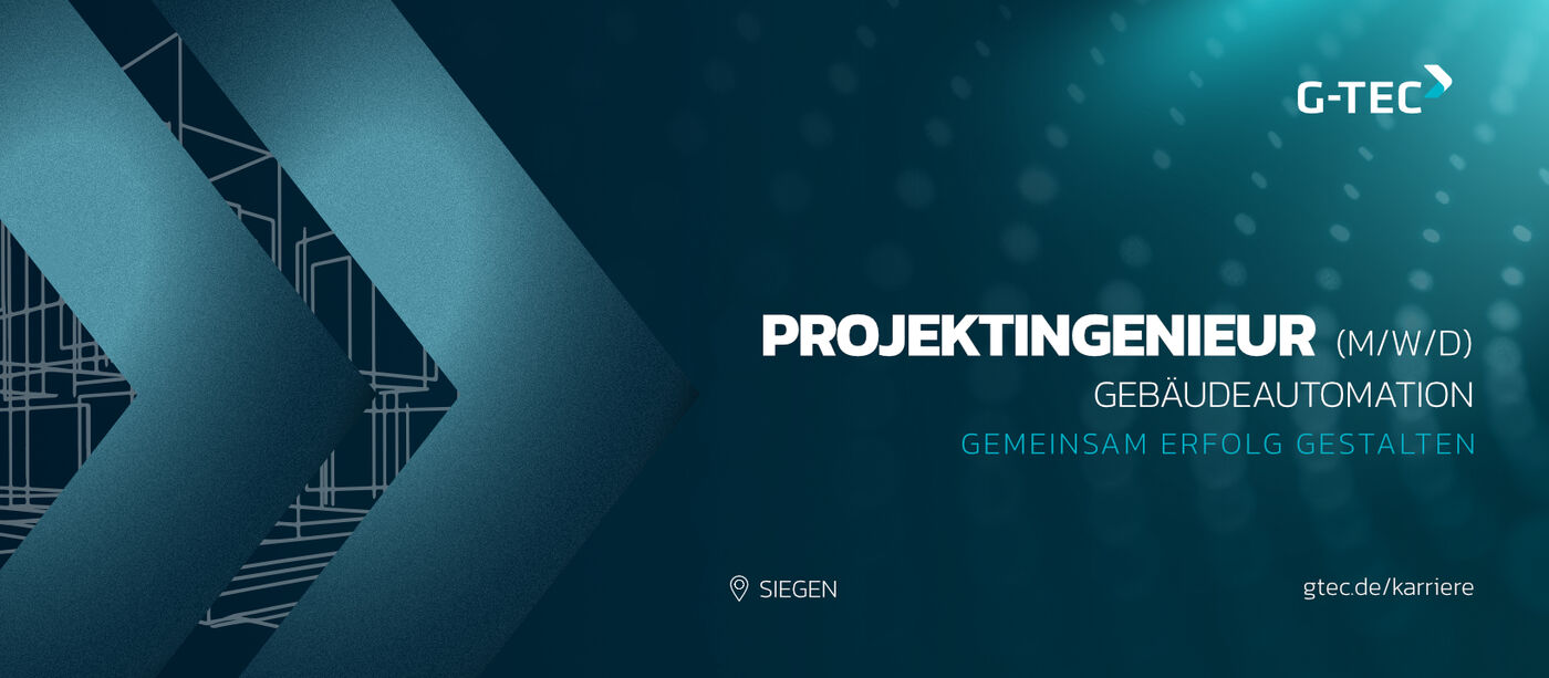 Projektingenieur Gebäudeautomation (m/w/d) - Job Siegen - Karriere bei G-TEC