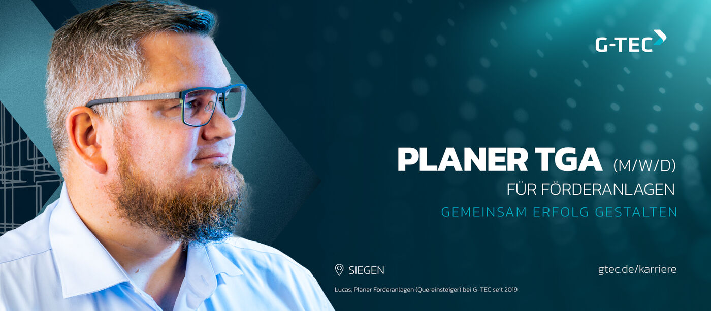 Planer Fördertechnik (m/w/d) Planer Fördertechnik (m/w/d) - Job Siegen - Karriere bei G-TEC