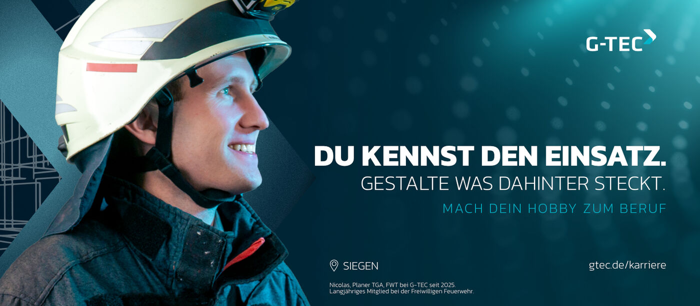 Mach dein Hobby zum Beruf - Als Spezialist (m/w/d) im Bereich Feuerwehr & Rettungswesen - Job Siegen - Karriere bei G-TEC