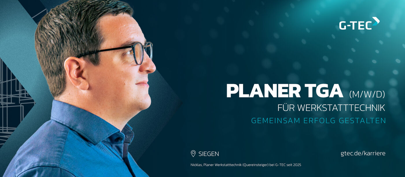 Planer Werkstatttechnik (m/w/d) - Job Siegen - Karriere bei G-TEC