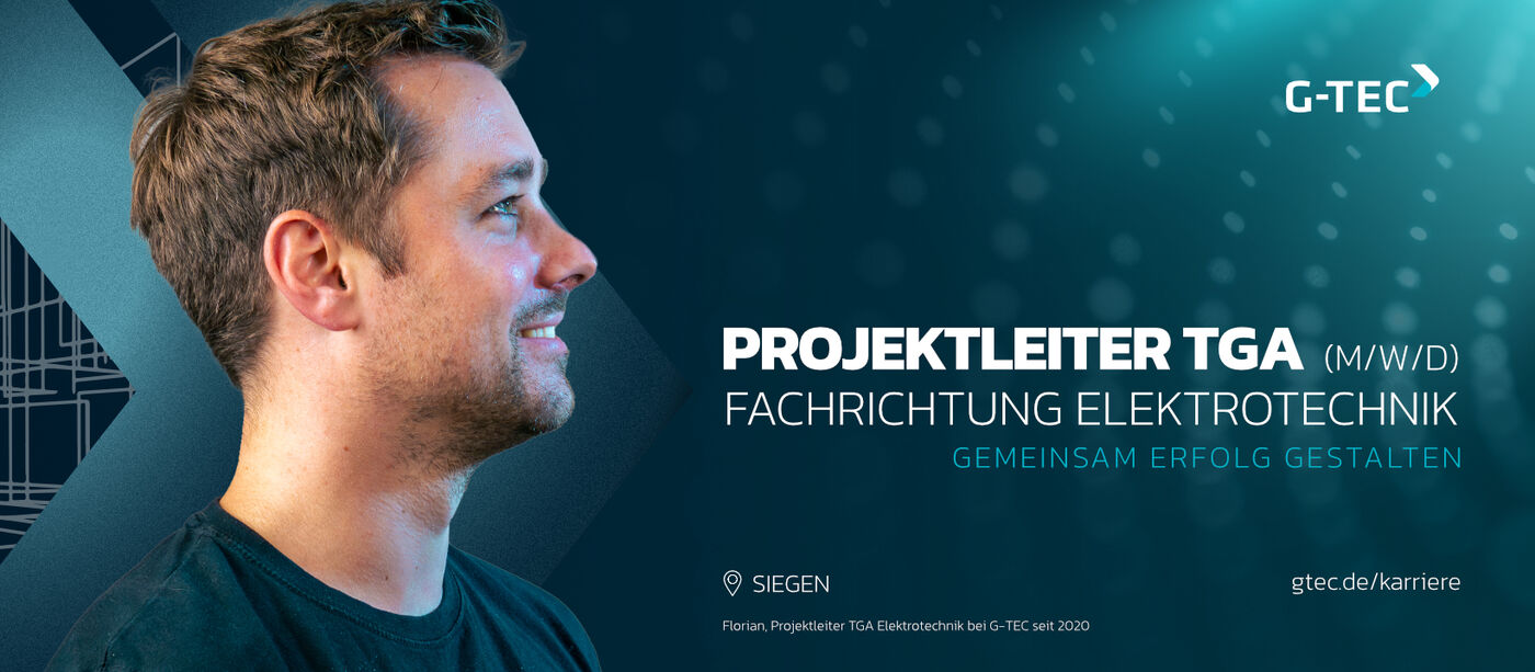 Projektleiter TGA (m/w/d) - Elektrotechnik Projektleiter TGA (m/w/d) - Elektrotechnik - Job Siegen - Karriere bei G-TEC