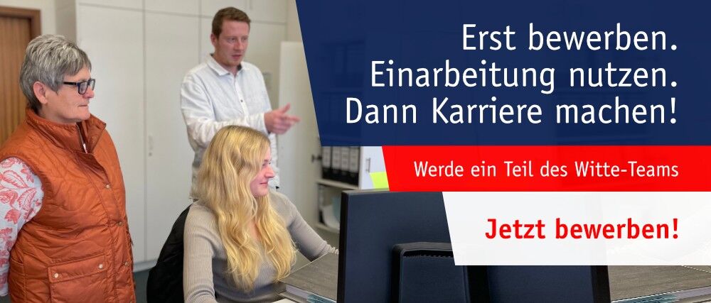 Initiativbewerbung - Job - Stellenanzeigen Witte GmbH