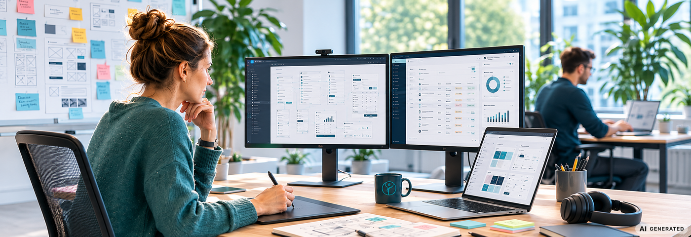UI/UX Designer (m/w/d) - Job Gescher, Home office - Deine Karriere bei DLS - Application form