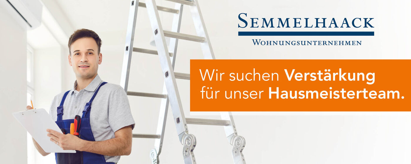 Hausmeister / Hausmeisterin (w/m/d) für Elmshorn / Tornesch und Umgebung Hausmeister / Hausmeisterin (w/m/d) für Elmshorn / Tornesch und Umgebung - Job Elmshorn - Semmelhaack Wohnungsunternehmen