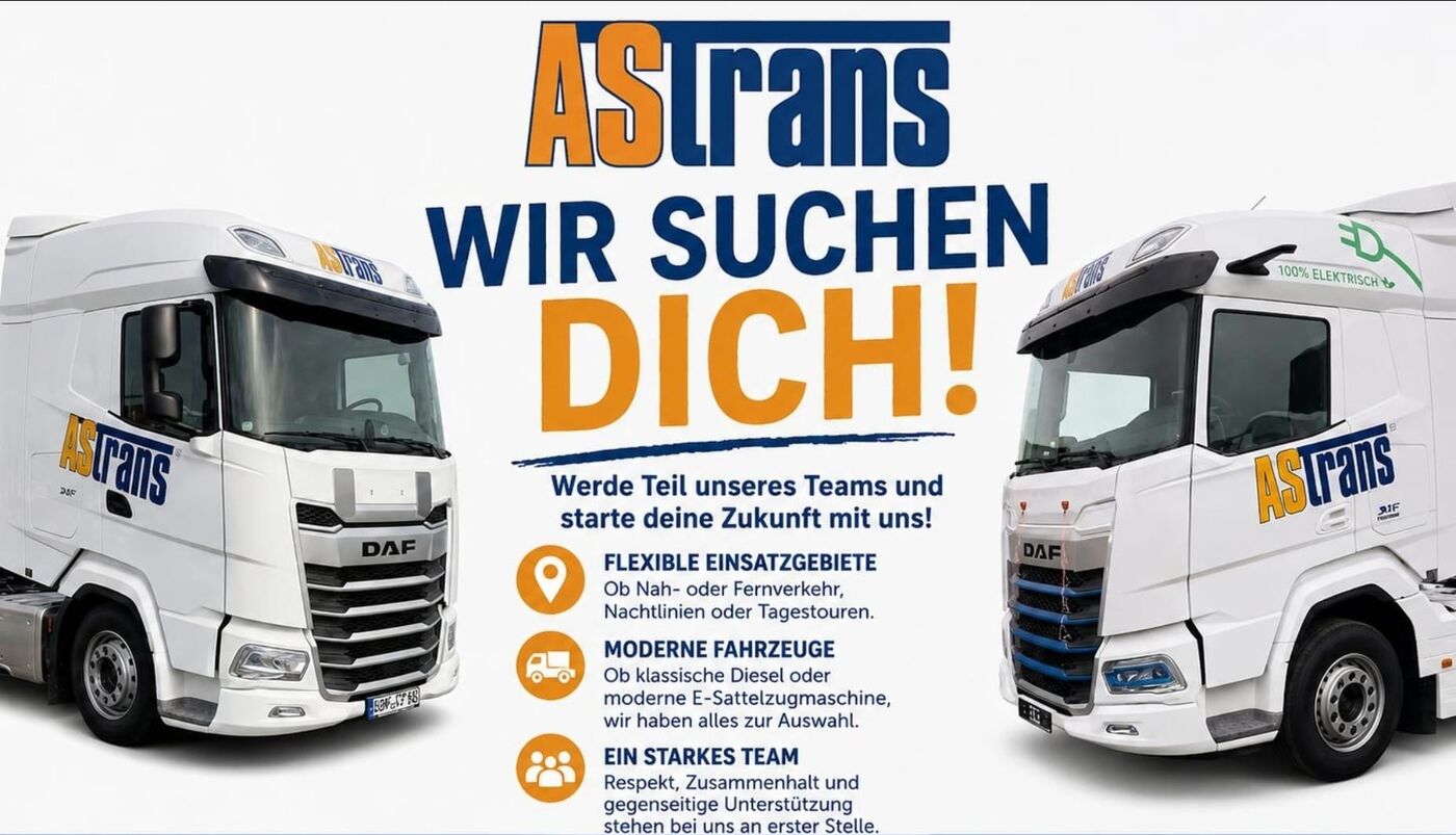 Berufskraftfahrer (m/w/d) - Job Bottrop - Karriere@AS-Trans